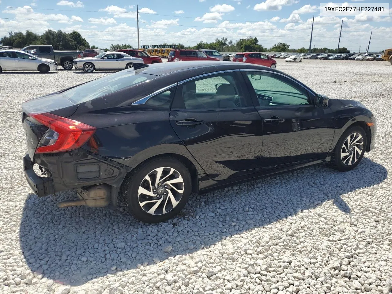 19XFC2F77HE227481 2017 Honda Civic Ex