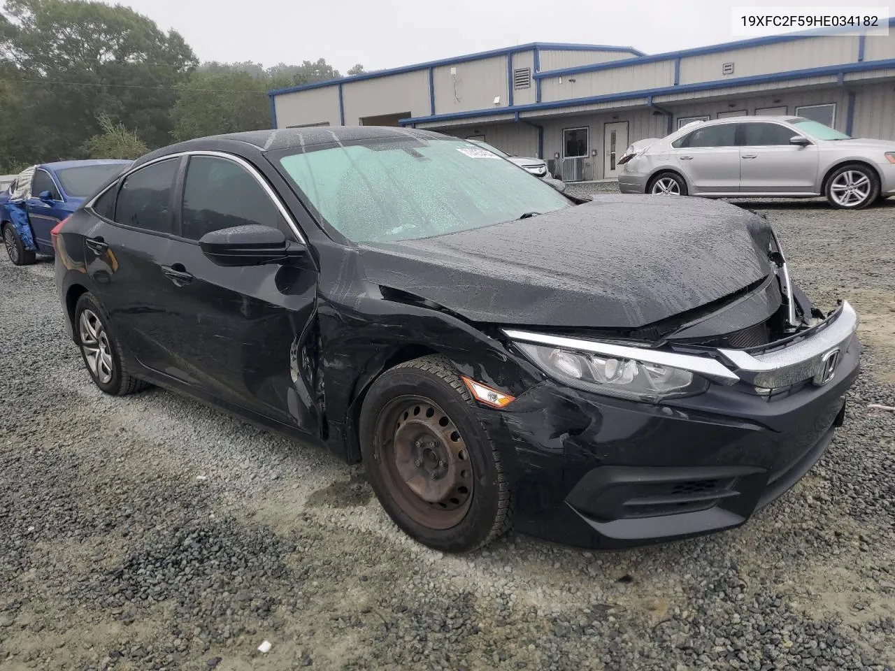 2017 Honda Civic Lx VIN: 19XFC2F59HE034182 Lot: 72425454