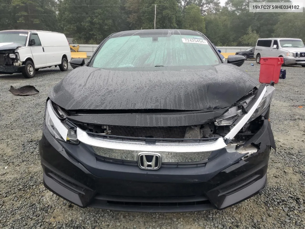 2017 Honda Civic Lx VIN: 19XFC2F59HE034182 Lot: 72425454