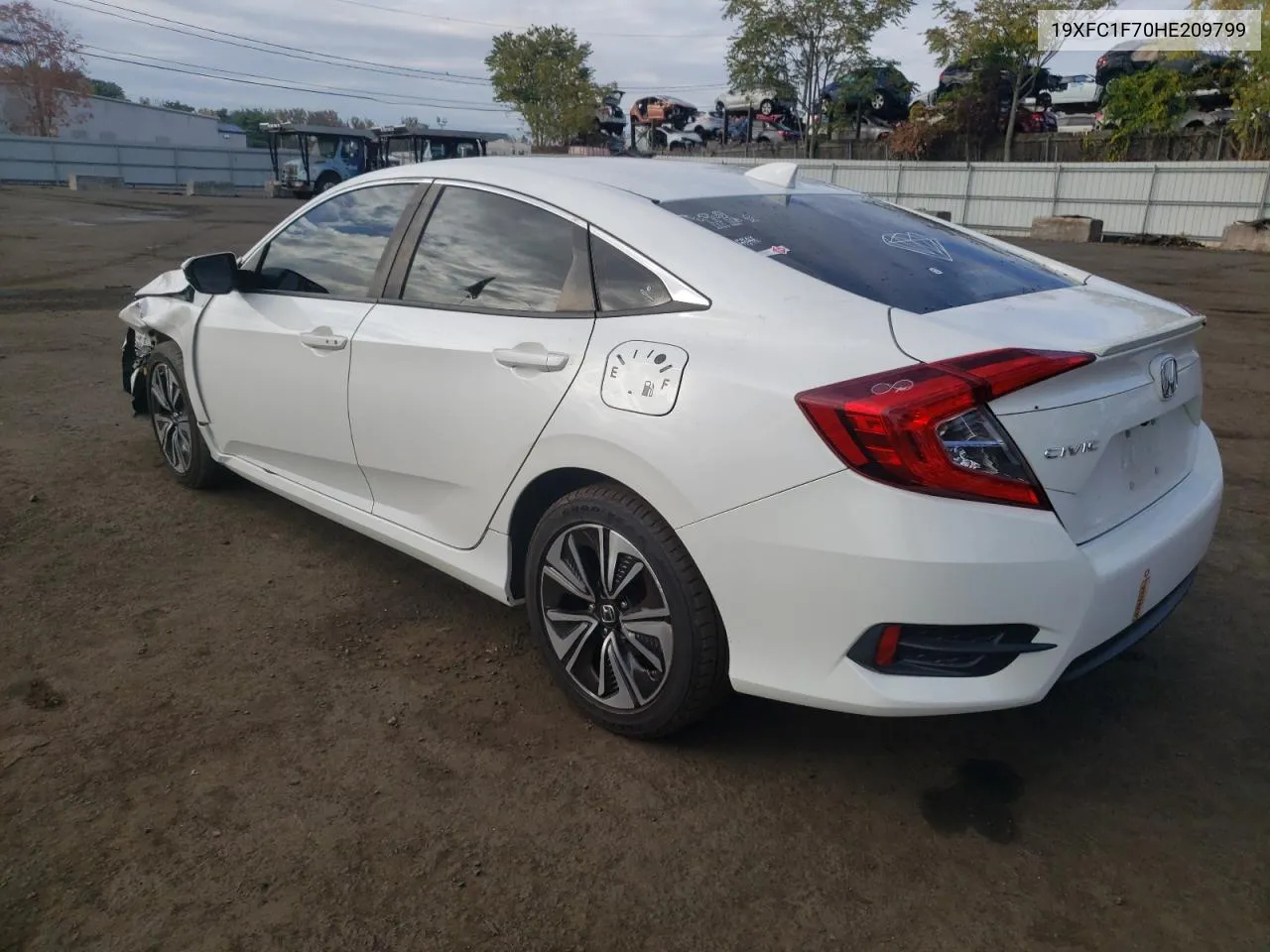 2017 Honda Civic Exl VIN: 19XFC1F70HE209799 Lot: 72944694