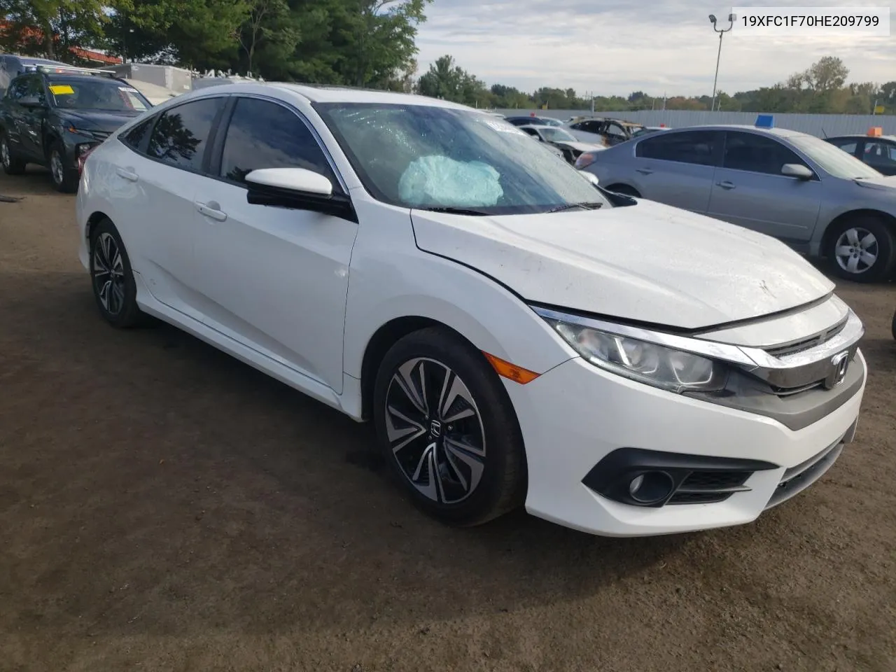 2017 Honda Civic Exl VIN: 19XFC1F70HE209799 Lot: 72944694