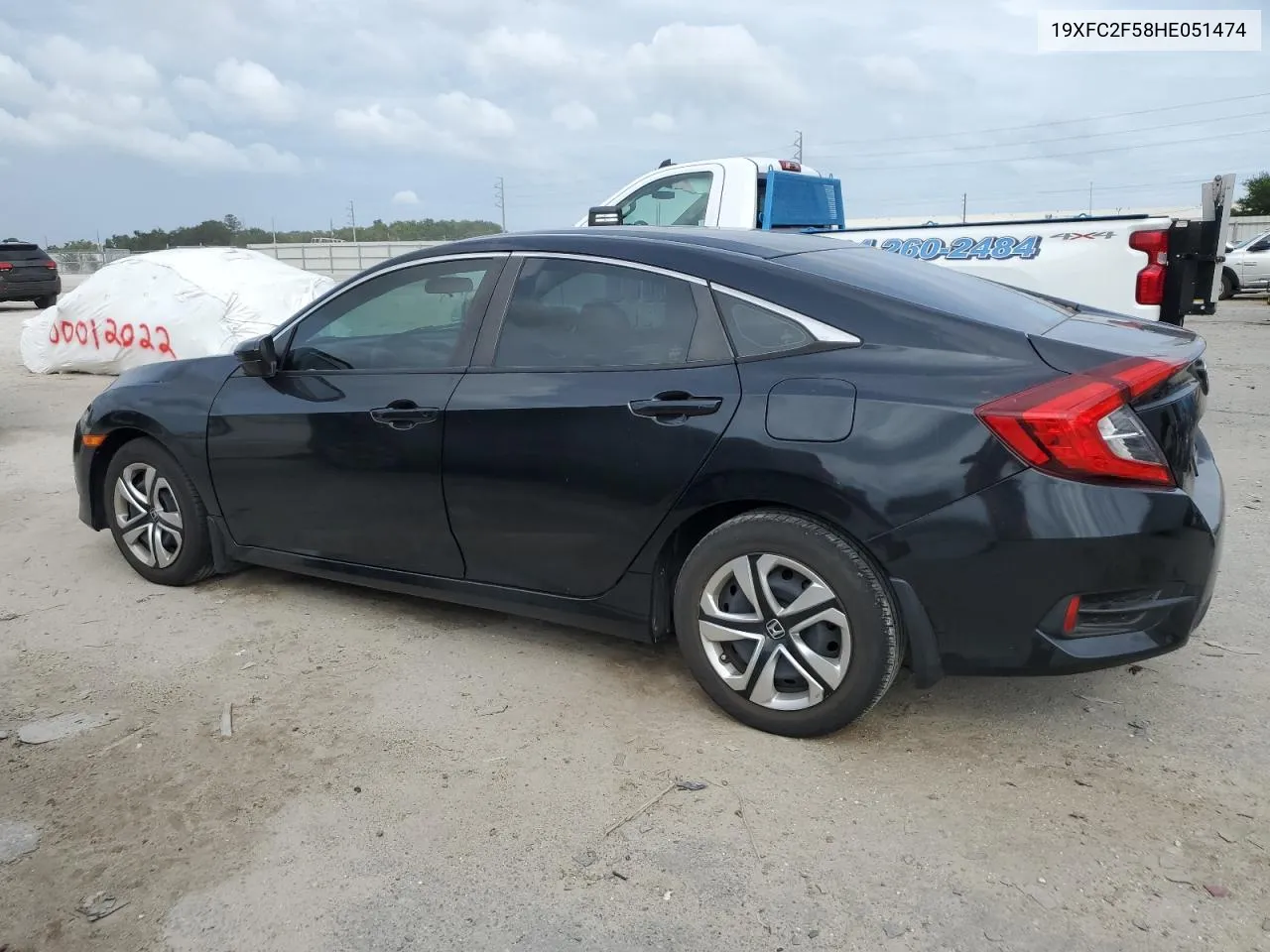 2017 Honda Civic Lx VIN: 19XFC2F58HE051474 Lot: 73063664