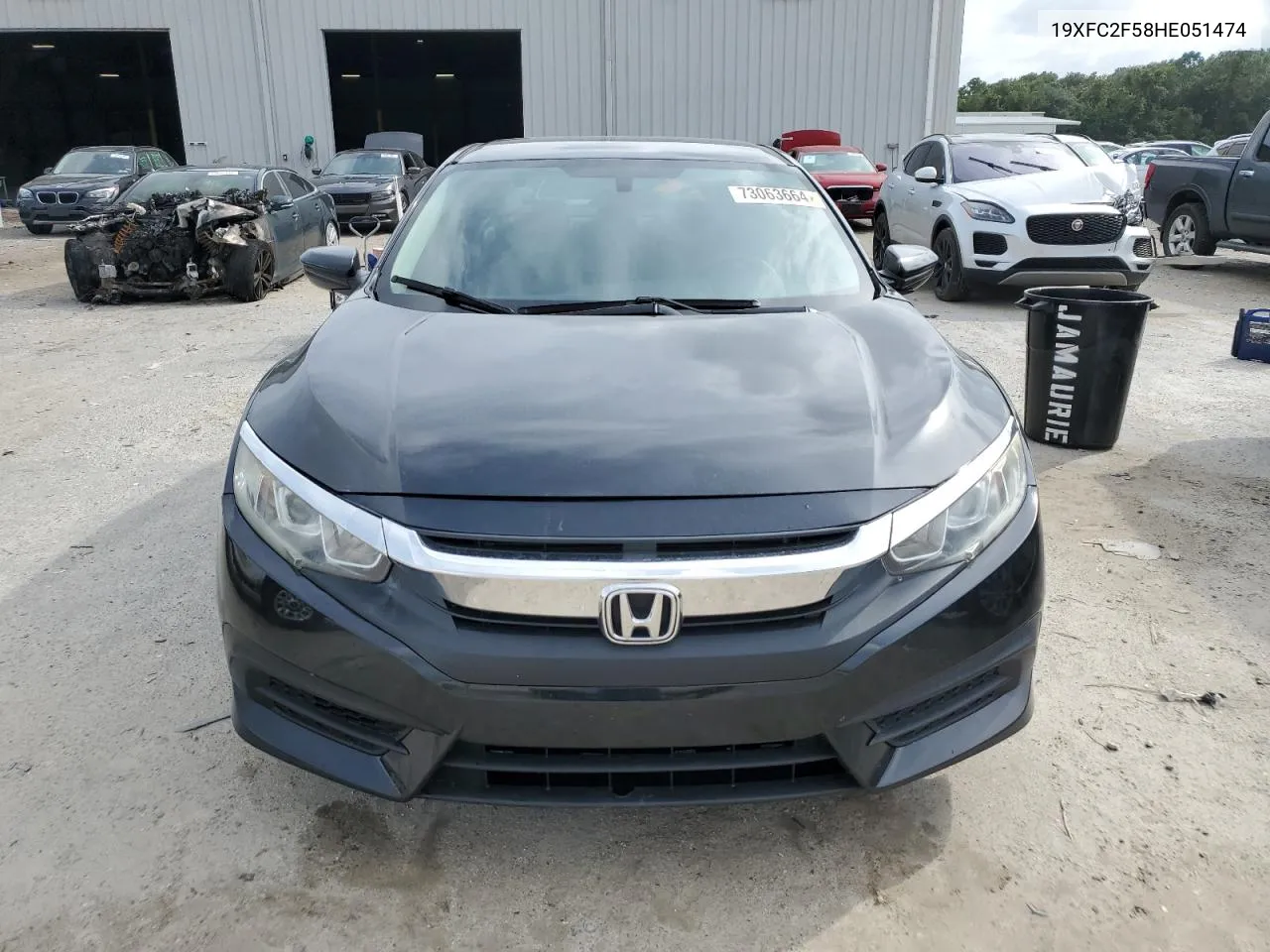 2017 Honda Civic Lx VIN: 19XFC2F58HE051474 Lot: 73063664