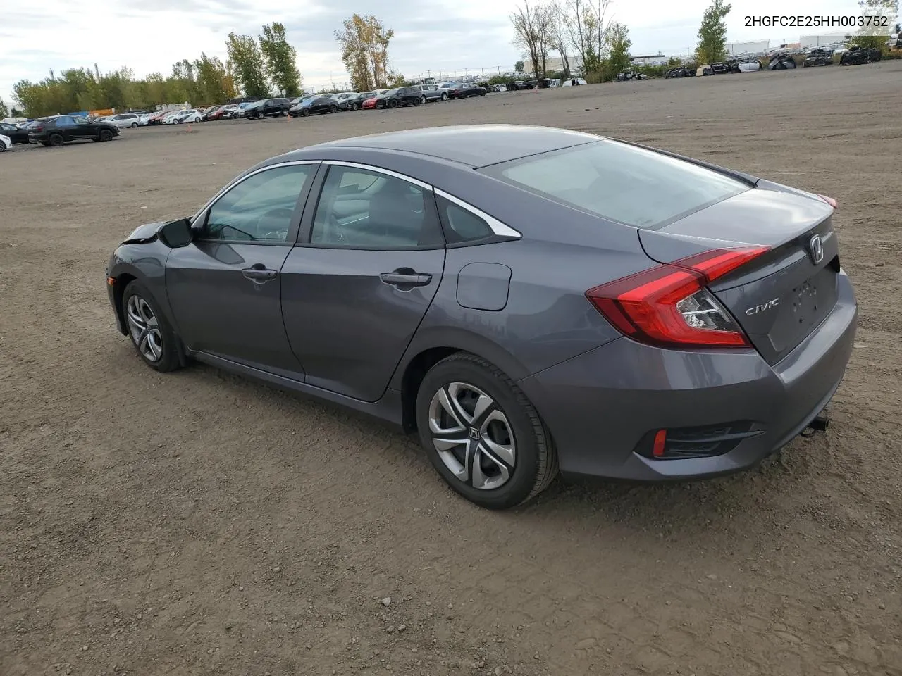 2017 Honda Civic Dx VIN: 2HGFC2E25HH003752 Lot: 74226914