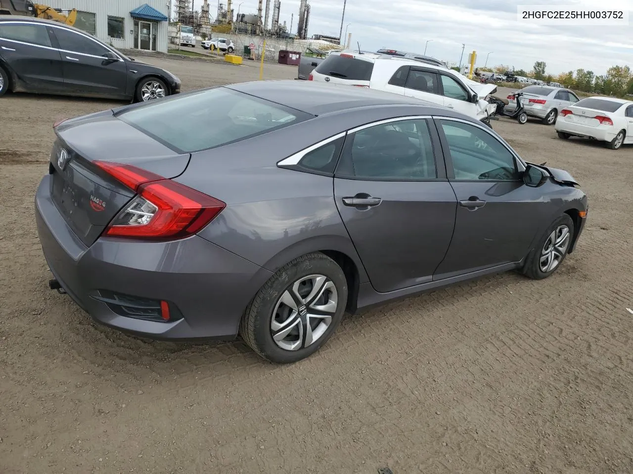 2017 Honda Civic Dx VIN: 2HGFC2E25HH003752 Lot: 74226914