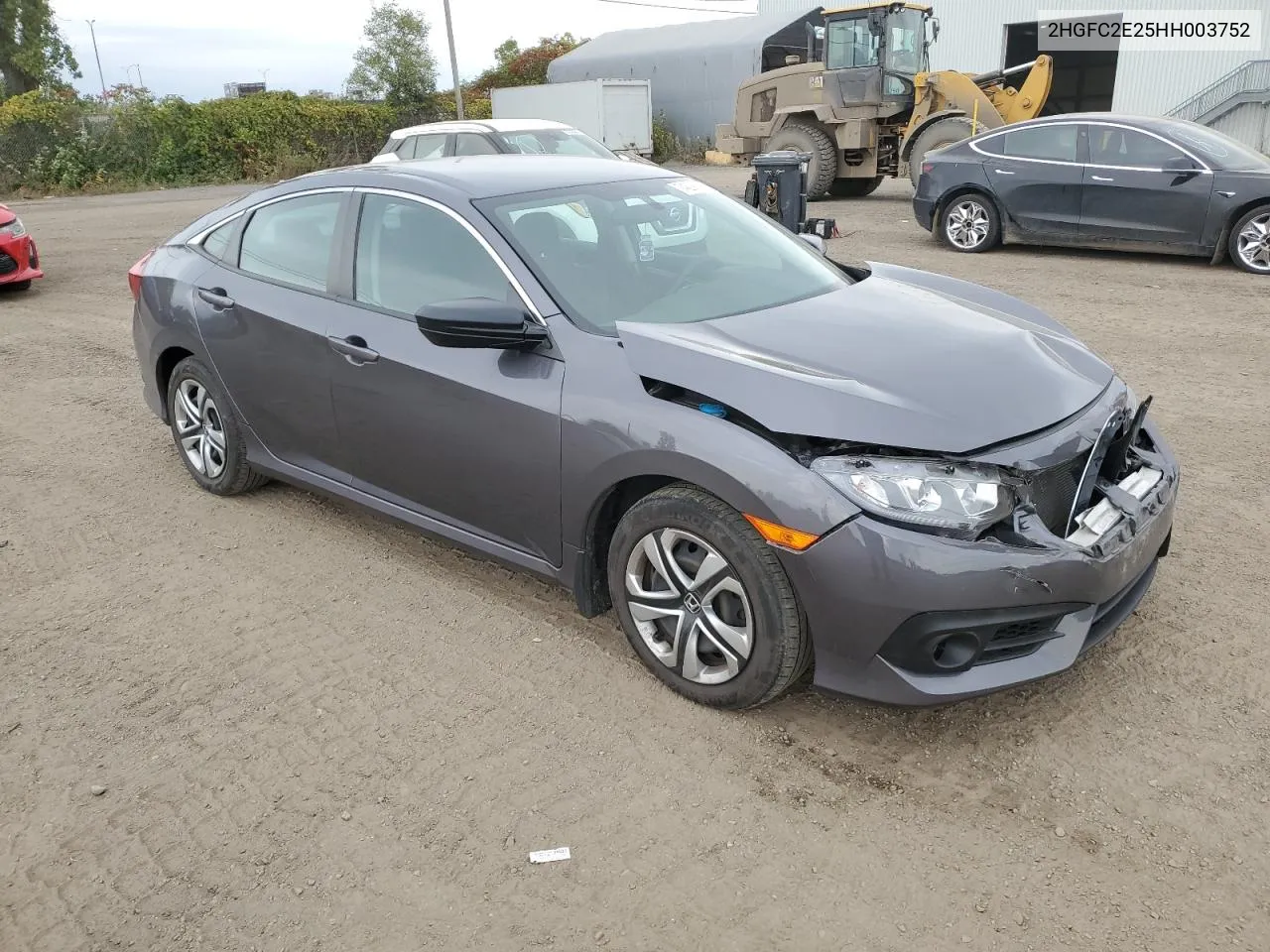 2017 Honda Civic Dx VIN: 2HGFC2E25HH003752 Lot: 74226914