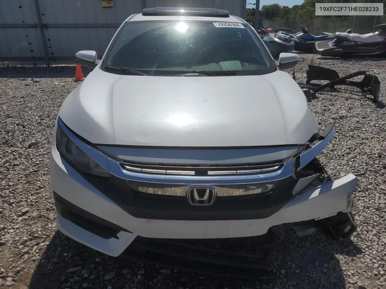 2017 Honda Civic Ex VIN: 19XFC2F71HE028233 Lot: 74256364