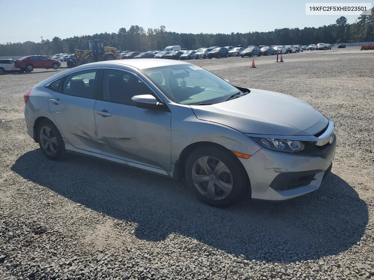 2017 Honda Civic Lx VIN: 19XFC2F5XHE023501 Lot: 74270084