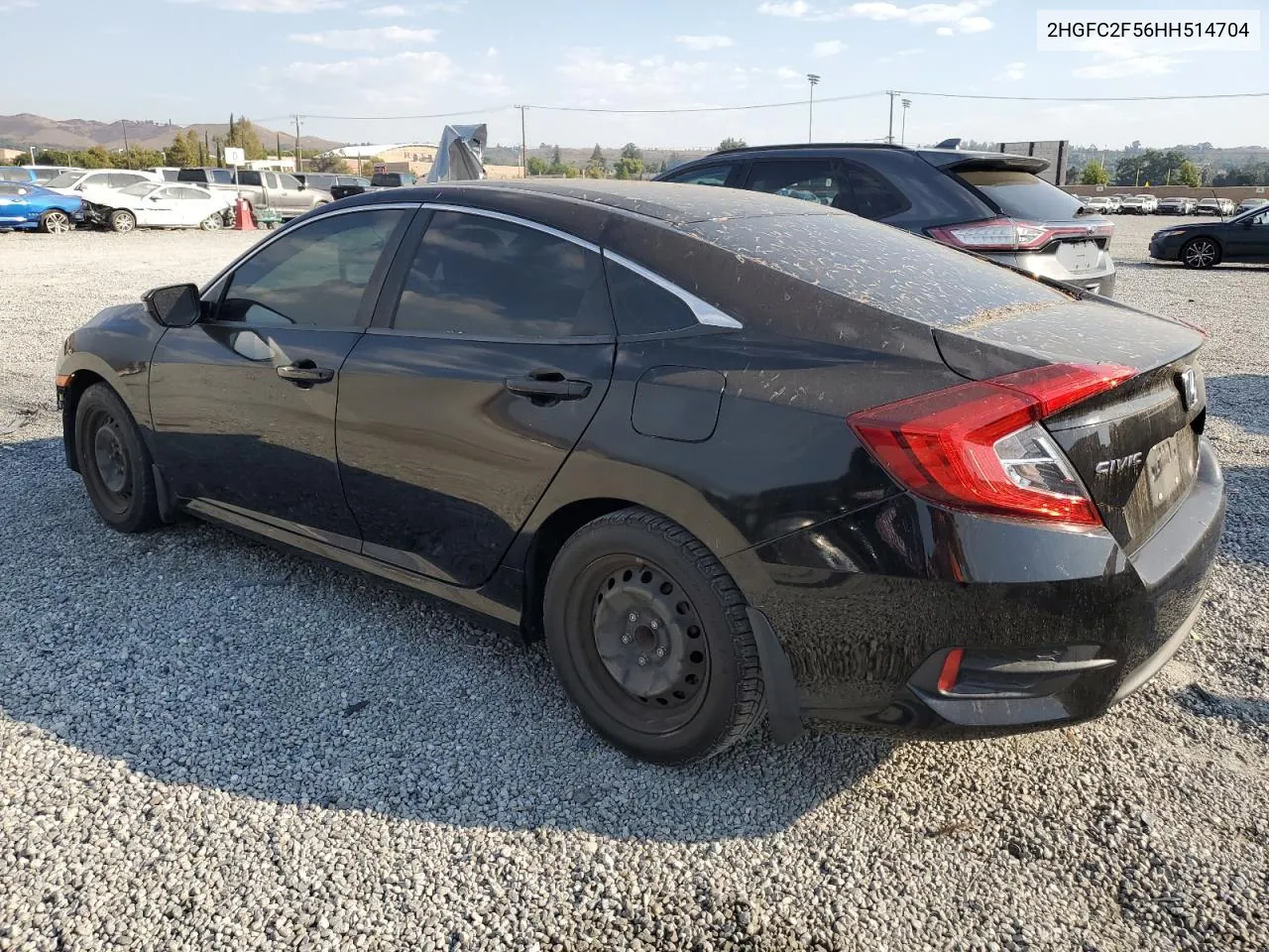 2017 Honda Civic Lx VIN: 2HGFC2F56HH514704 Lot: 74274604