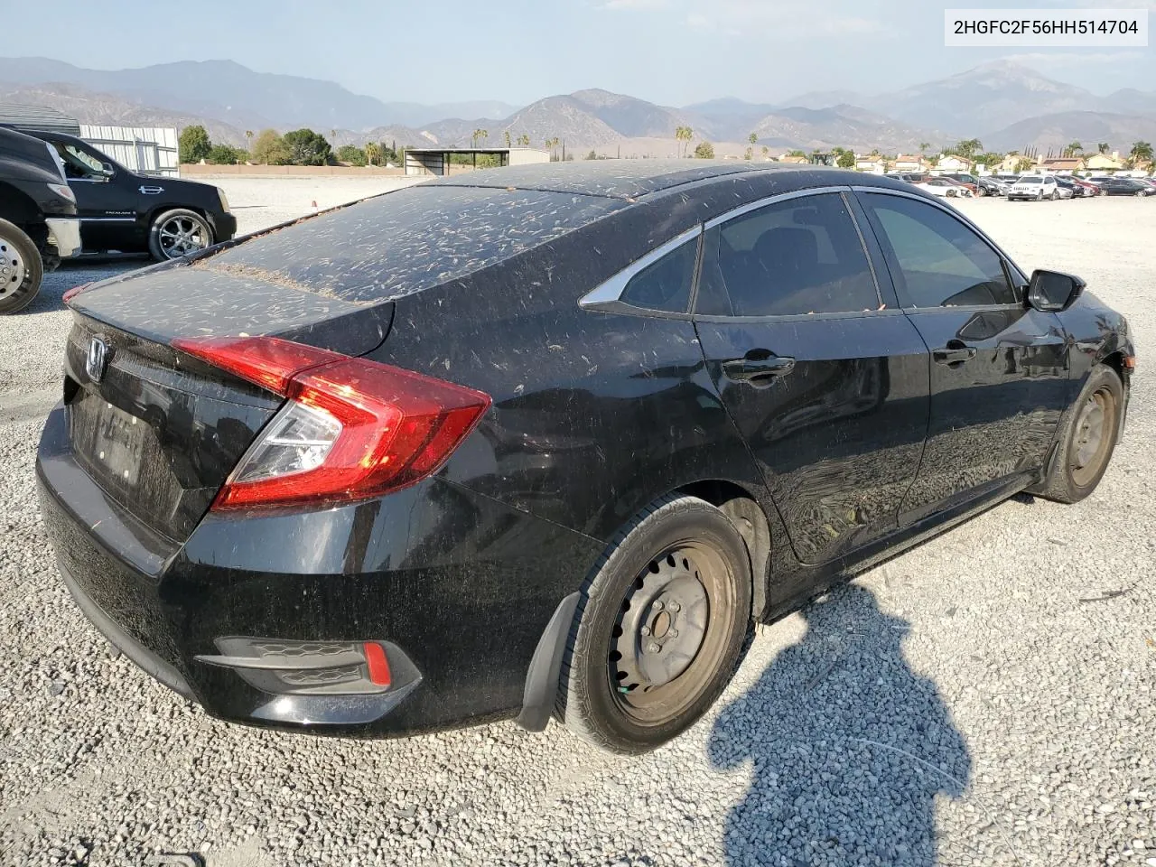 2017 Honda Civic Lx VIN: 2HGFC2F56HH514704 Lot: 74274604