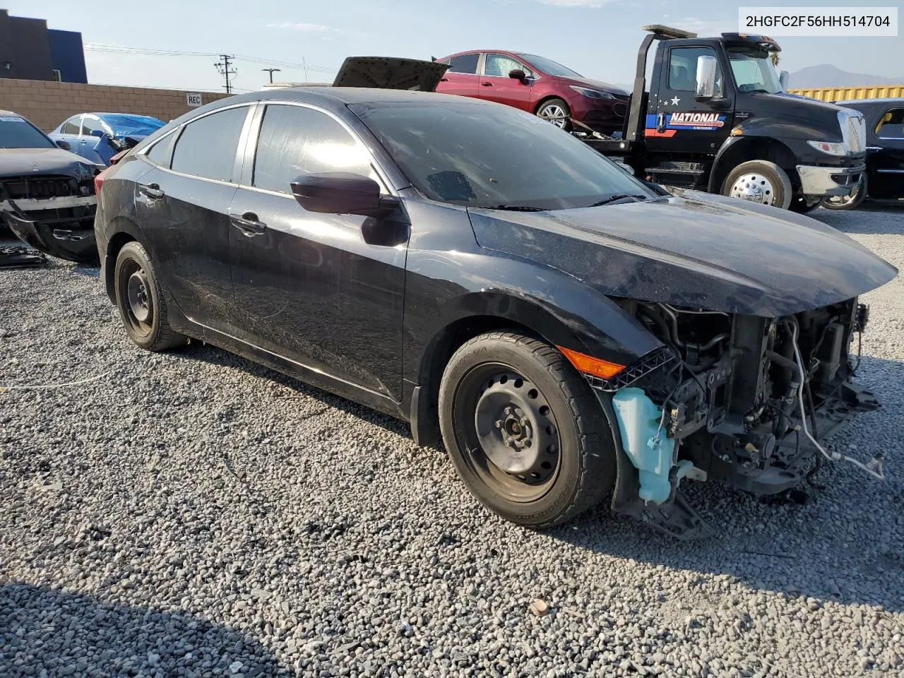 2017 Honda Civic Lx VIN: 2HGFC2F56HH514704 Lot: 74274604