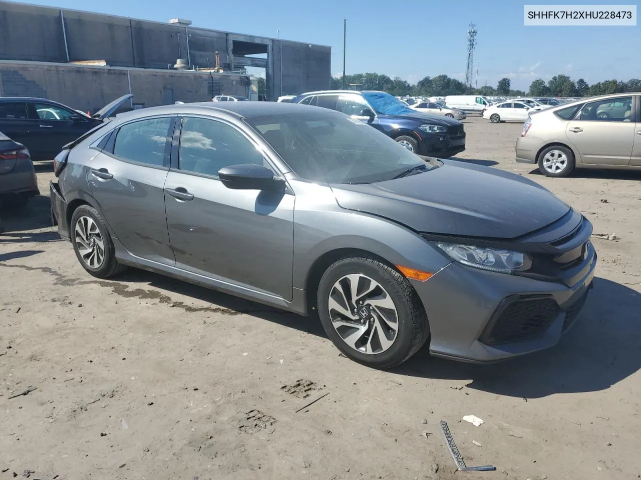 2017 Honda Civic Lx VIN: SHHFK7H2XHU228473 Lot: 74679854