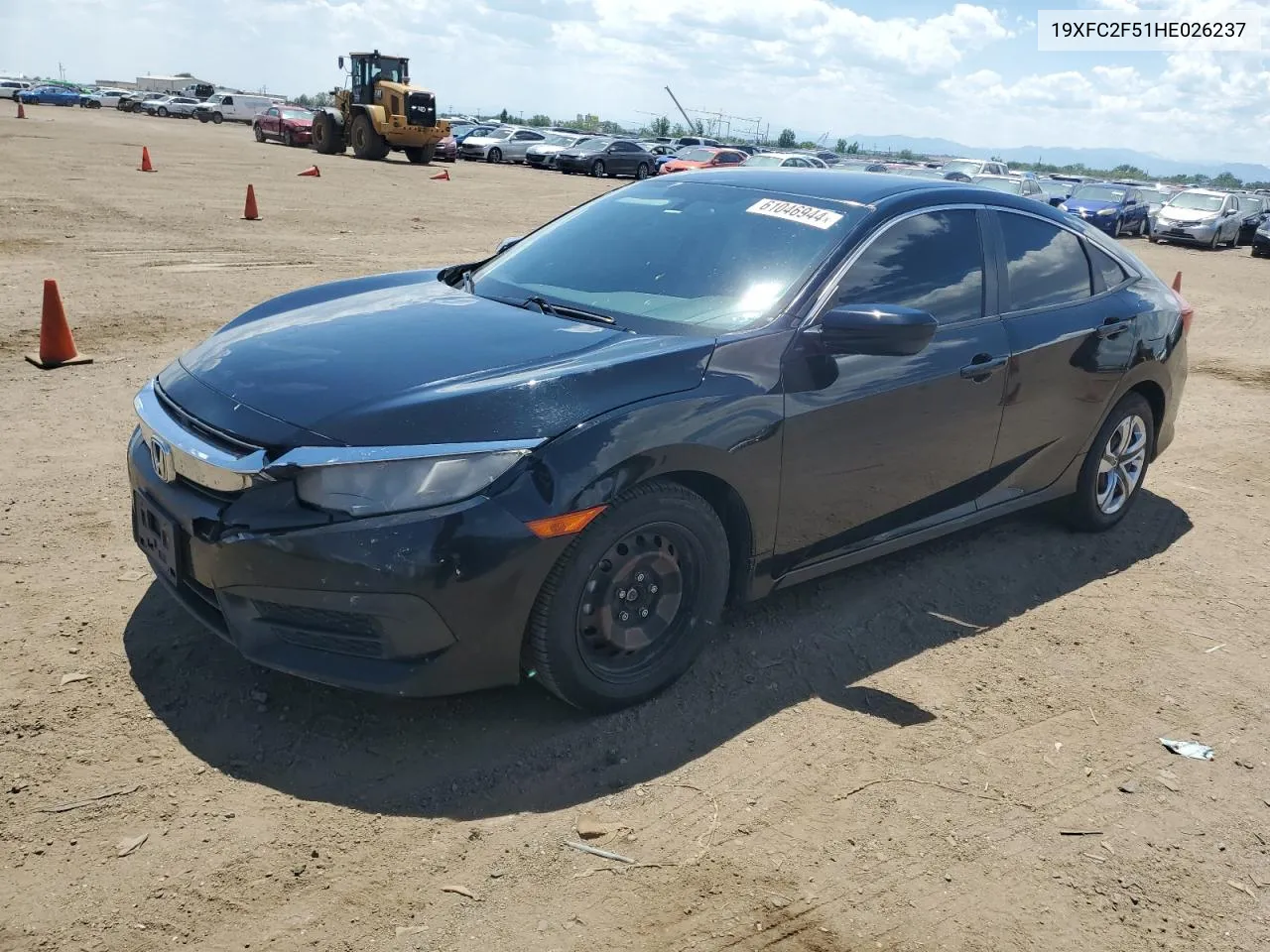 2017 Honda Civic Lx VIN: 19XFC2F51HE026237 Lot: 74759074