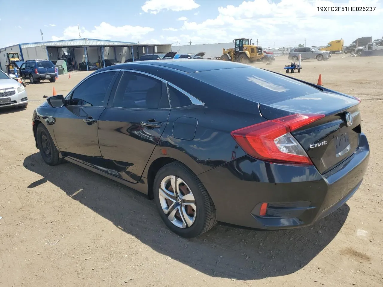 2017 Honda Civic Lx VIN: 19XFC2F51HE026237 Lot: 74759074