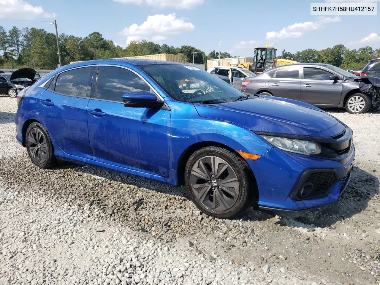 2017 Honda Civic Ex VIN: SHHFK7H58HU412157 Lot: 74982984