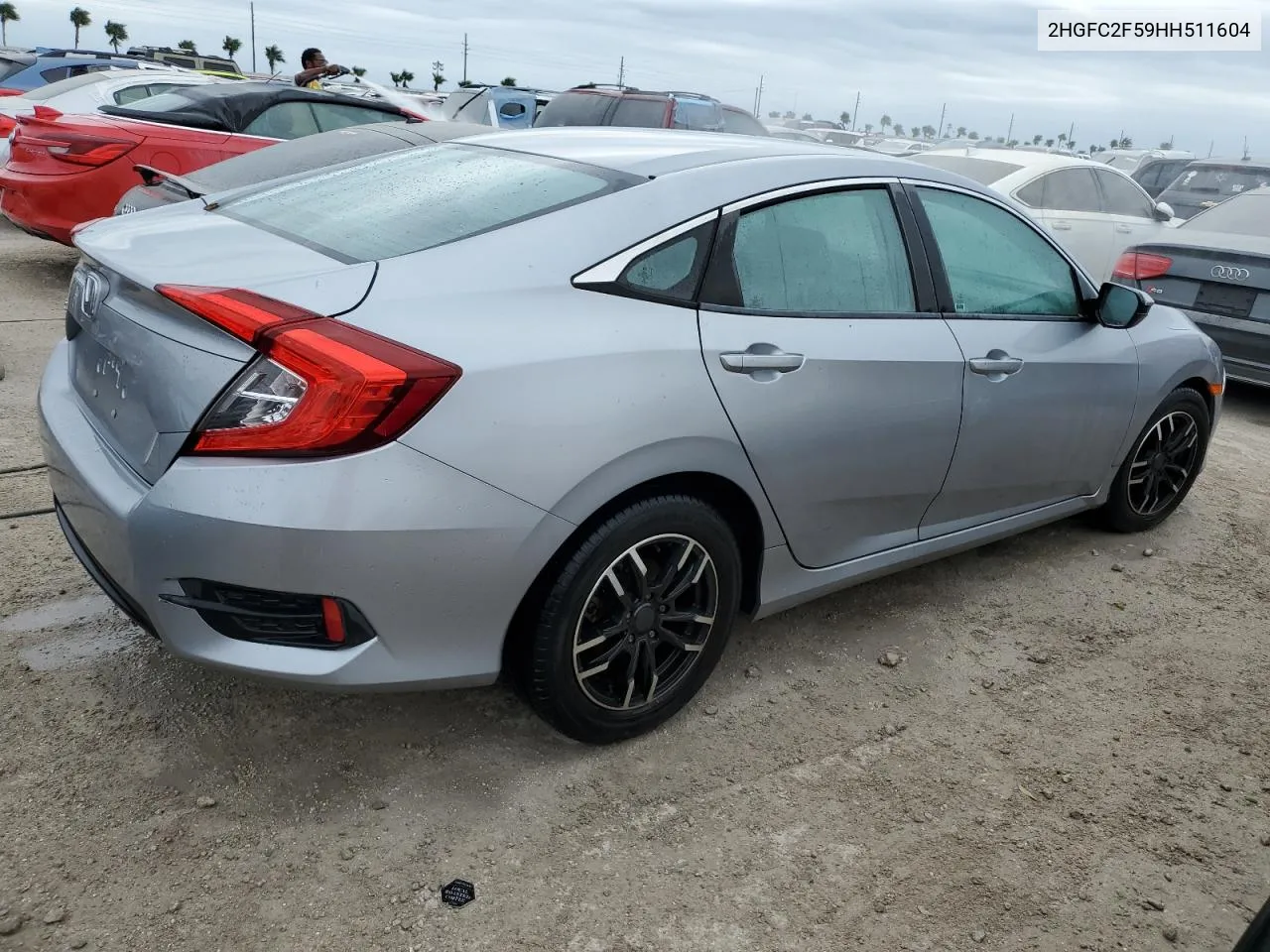 2017 Honda Civic Lx VIN: 2HGFC2F59HH511604 Lot: 75052294