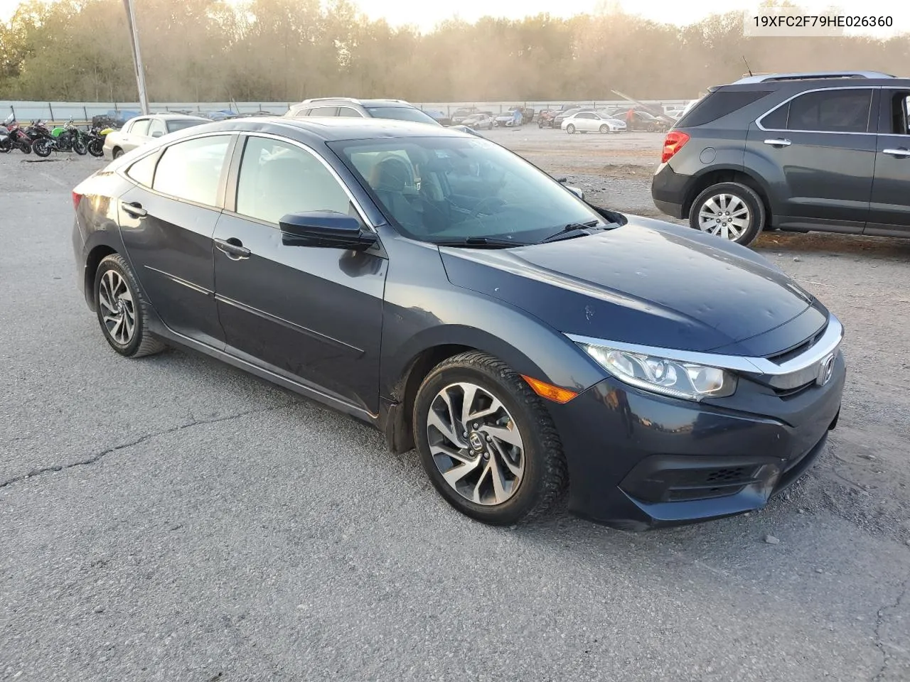 2017 Honda Civic Ex VIN: 19XFC2F79HE026360 Lot: 75081074