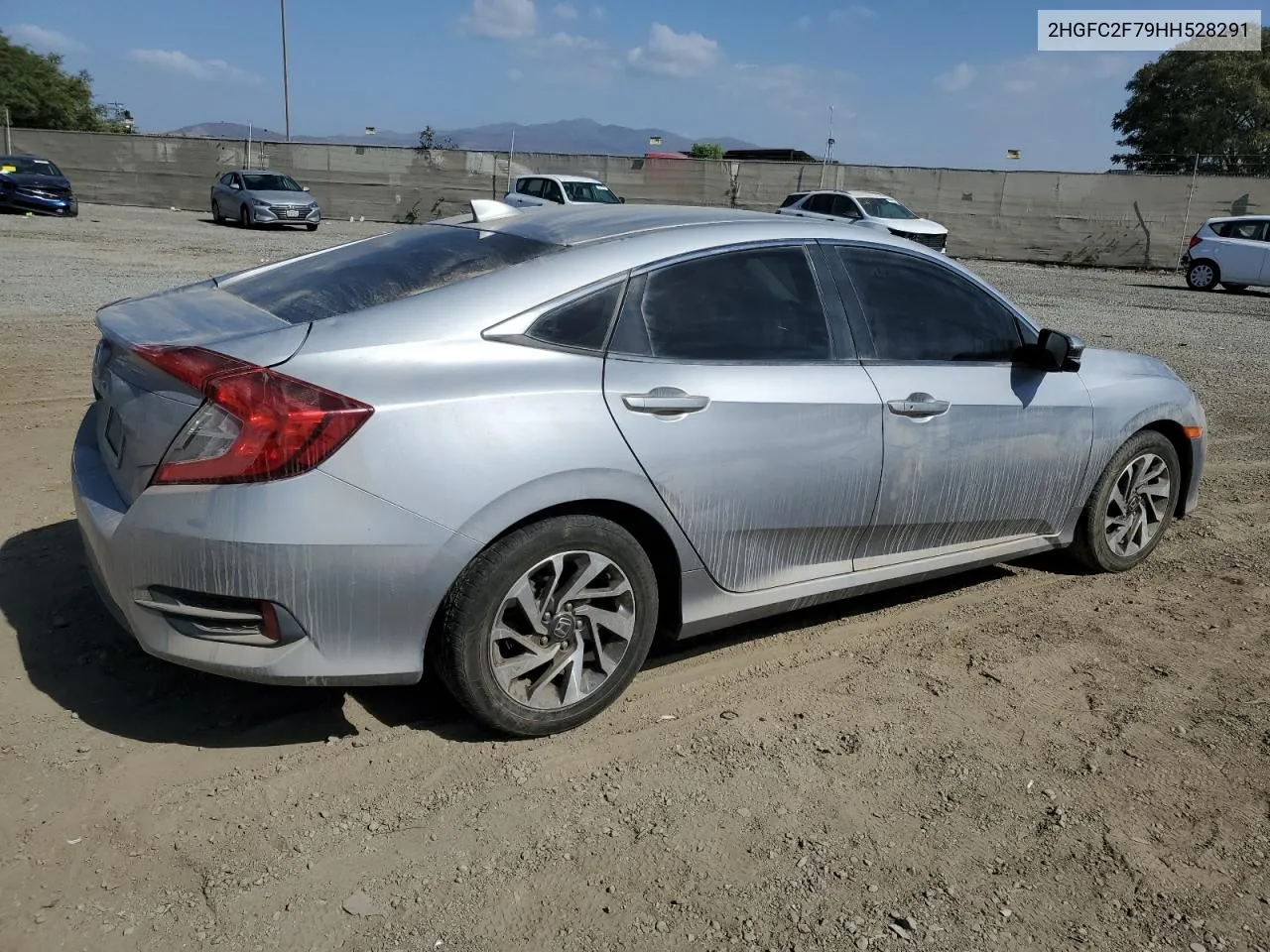 2017 Honda Civic Ex VIN: 2HGFC2F79HH528291 Lot: 75416484