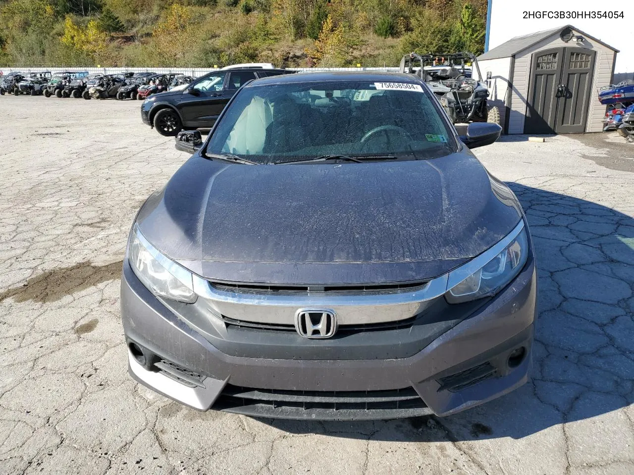 2017 Honda Civic Ex VIN: 2HGFC3B30HH354054 Lot: 75658504