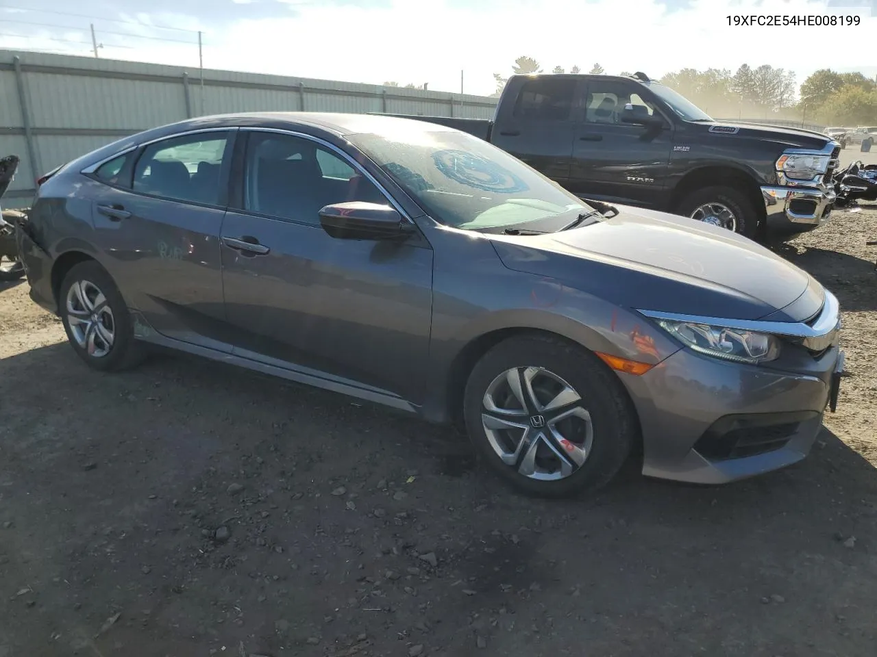 2017 Honda Civic Lx VIN: 19XFC2E54HE008199 Lot: 76027974