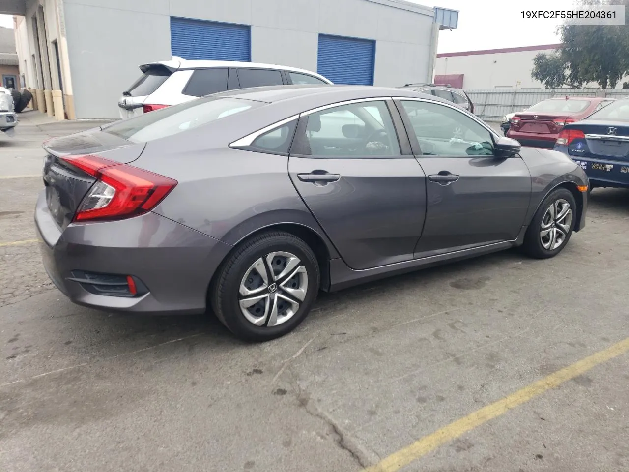 2017 Honda Civic Lx VIN: 19XFC2F55HE204361 Lot: 76083594