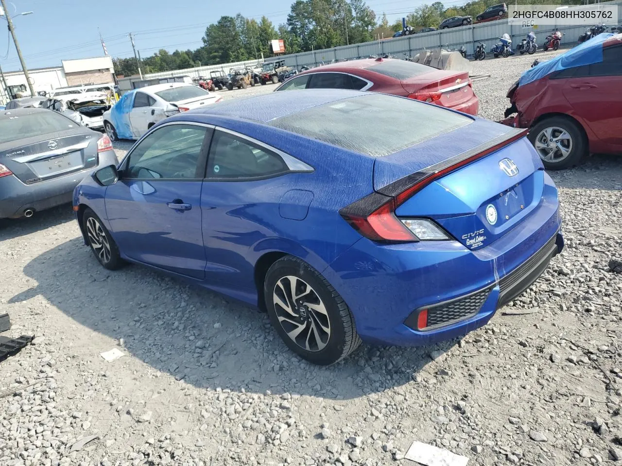 2017 Honda Civic Lx VIN: 2HGFC4B08HH305762 Lot: 76137864