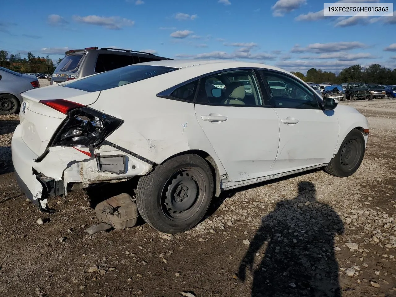 2017 Honda Civic Lx VIN: 19XFC2F56HE015363 Lot: 76242734