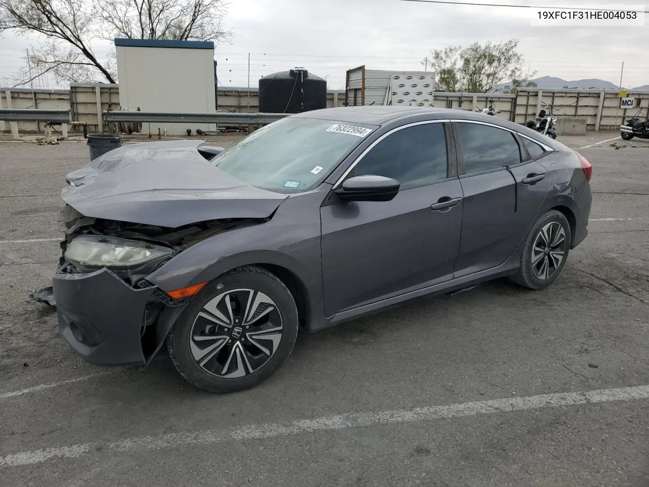 2017 Honda Civic Ex VIN: 19XFC1F31HE004053 Lot: 76322994