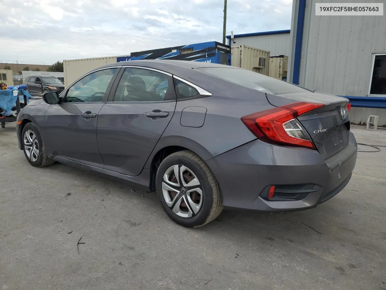 2017 Honda Civic Lx VIN: 19XFC2F58HE057663 Lot: 76492504