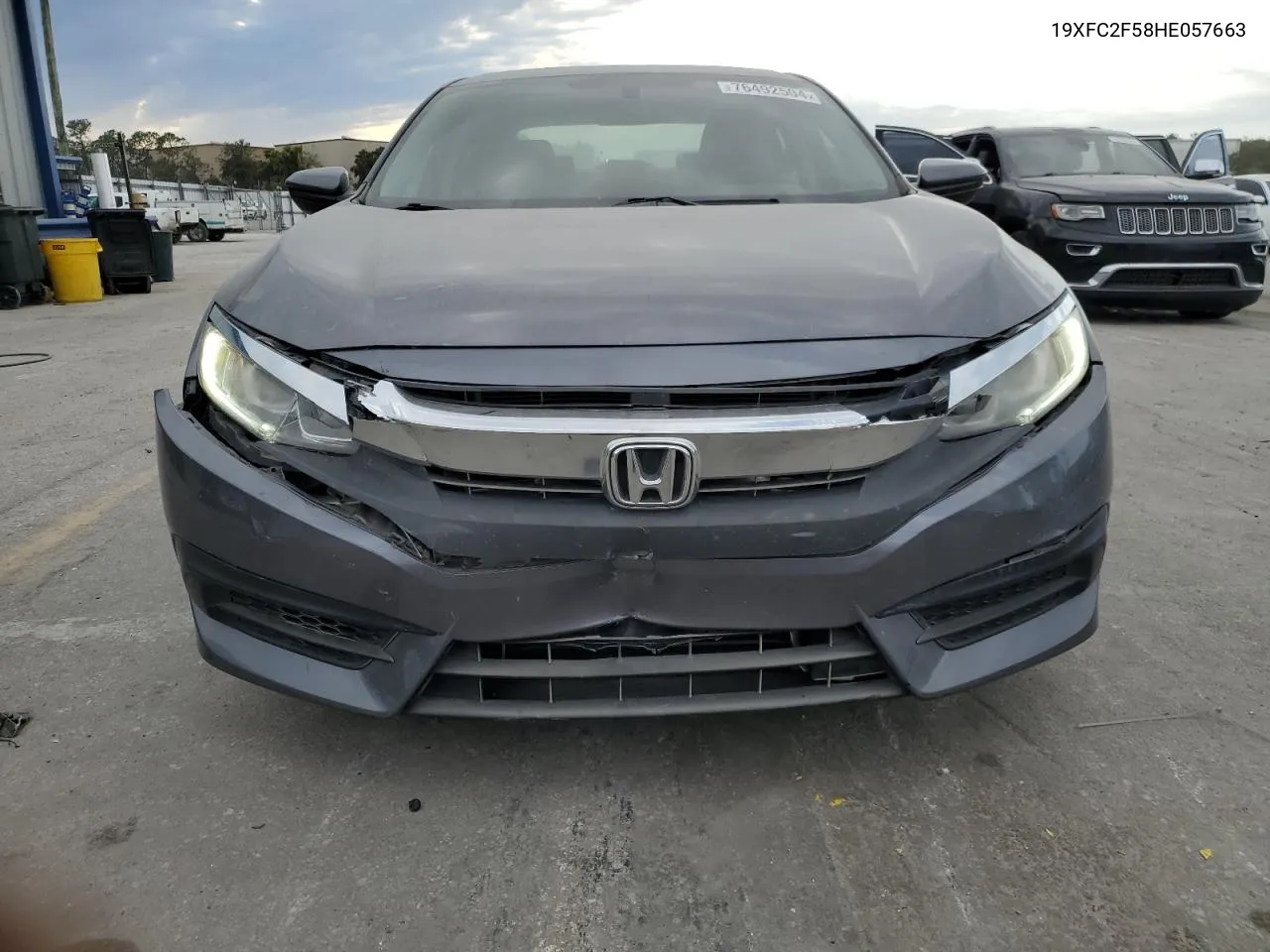 2017 Honda Civic Lx VIN: 19XFC2F58HE057663 Lot: 76492504