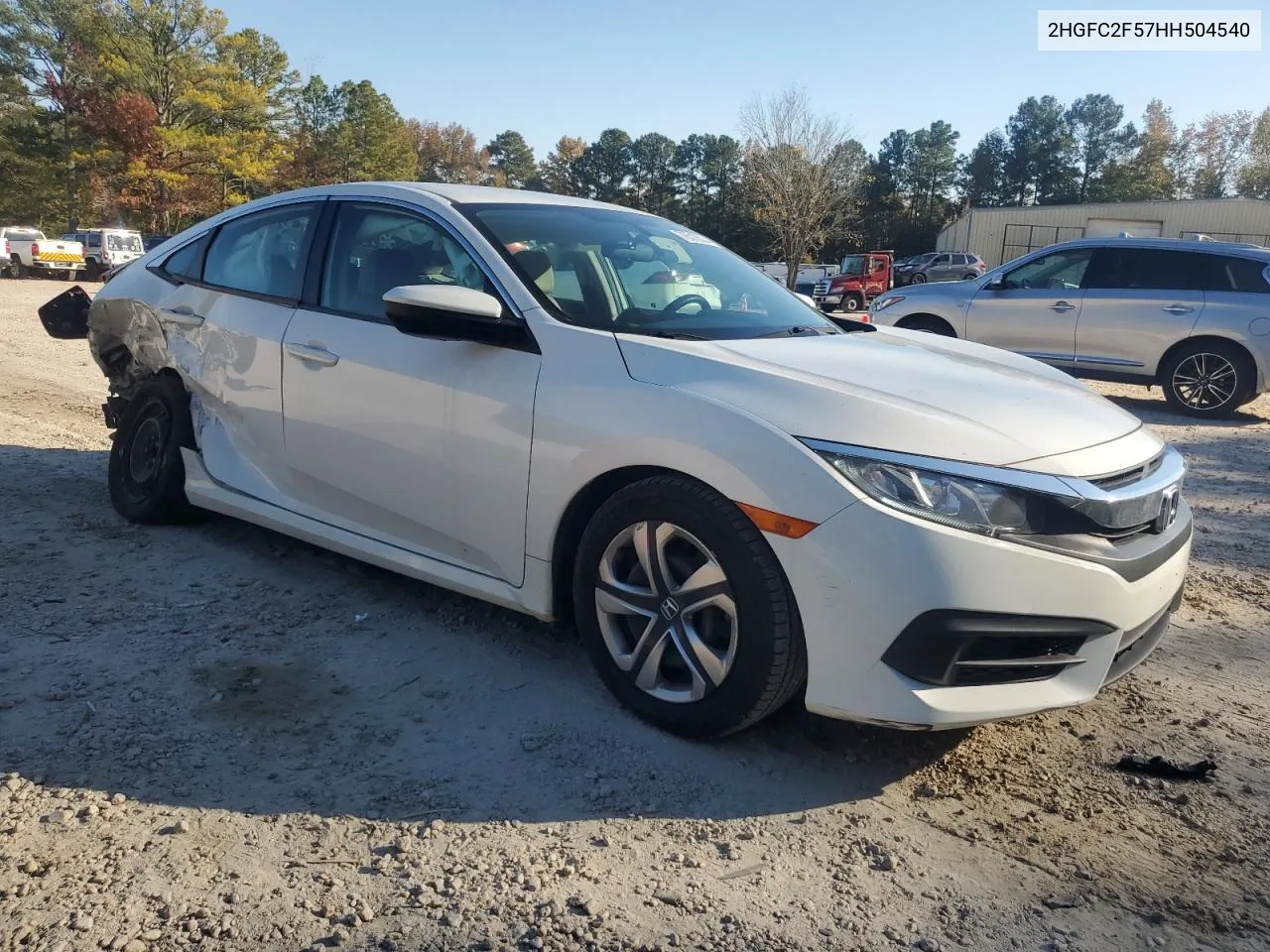 2017 Honda Civic Lx VIN: 2HGFC2F57HH504540 Lot: 76518534