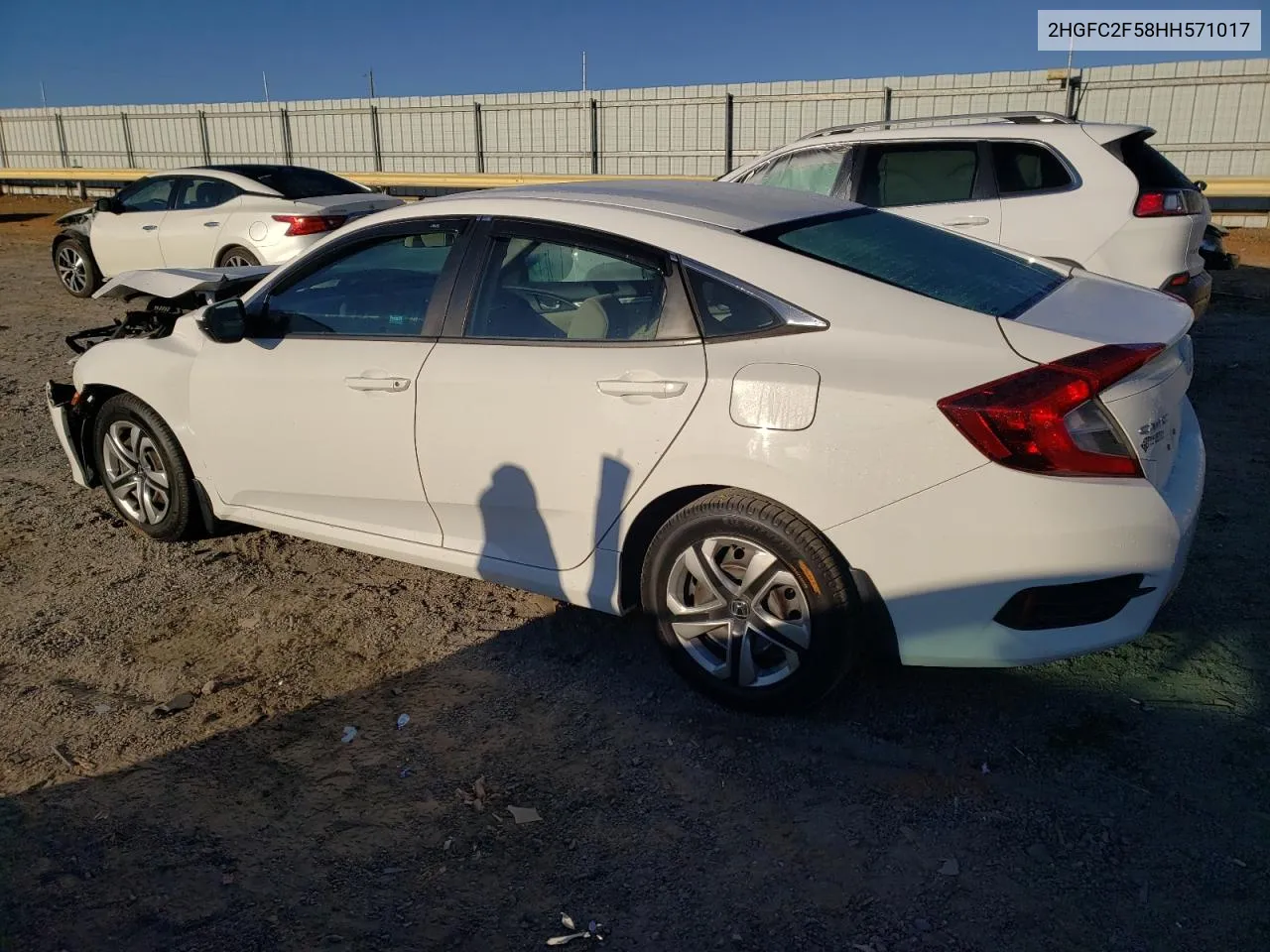 2HGFC2F58HH571017 2017 Honda Civic Lx