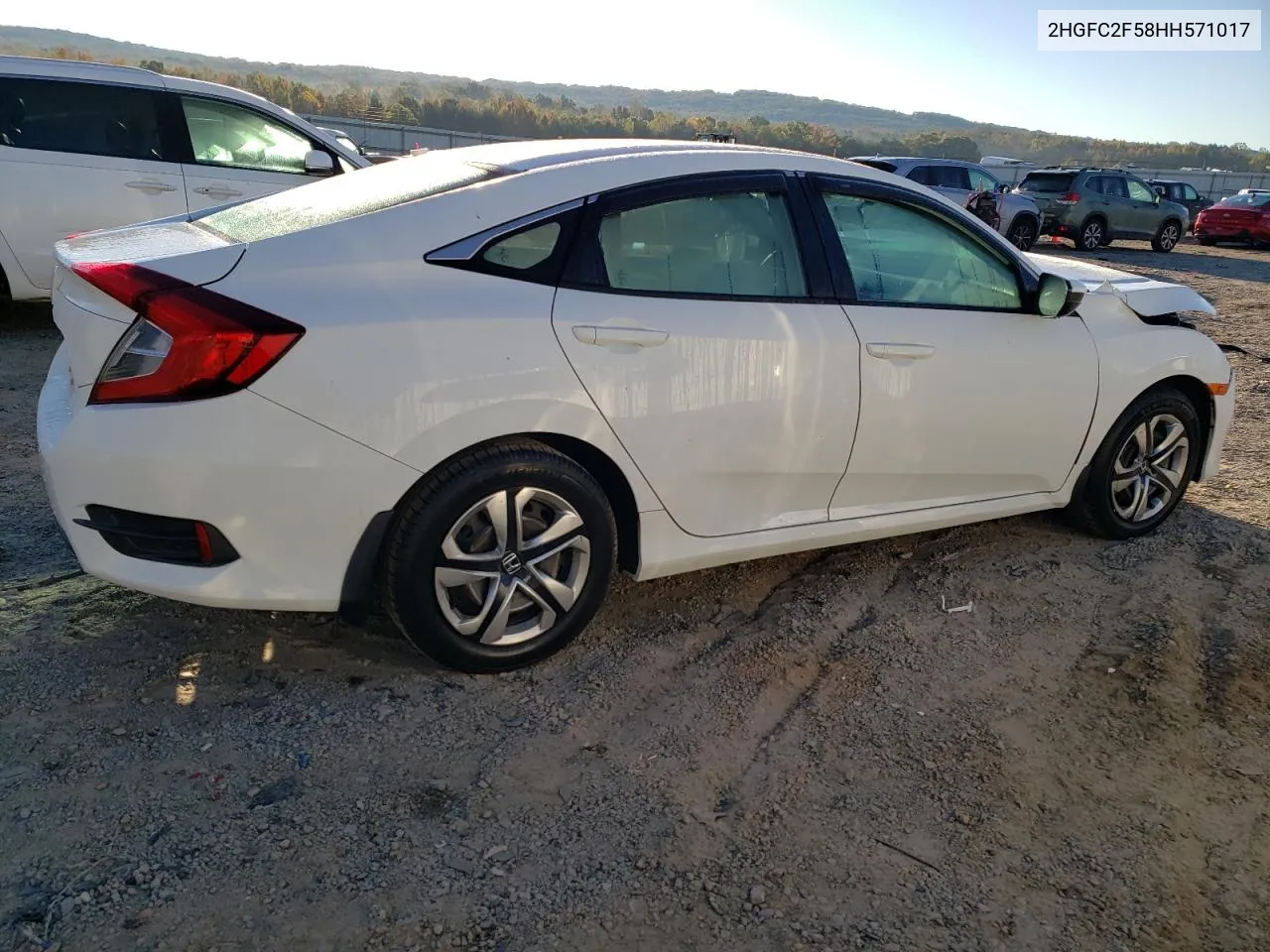 2017 Honda Civic Lx VIN: 2HGFC2F58HH571017 Lot: 76566664