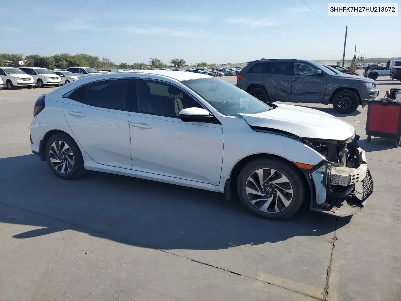 2017 Honda Civic Lx VIN: SHHFK7H27HU213672 Lot: 76587364