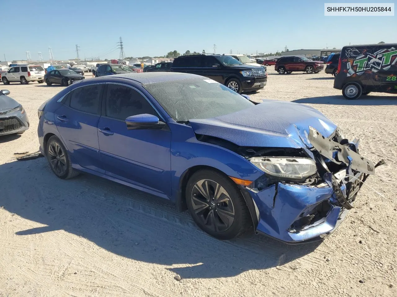 SHHFK7H50HU205844 2017 Honda Civic Ex