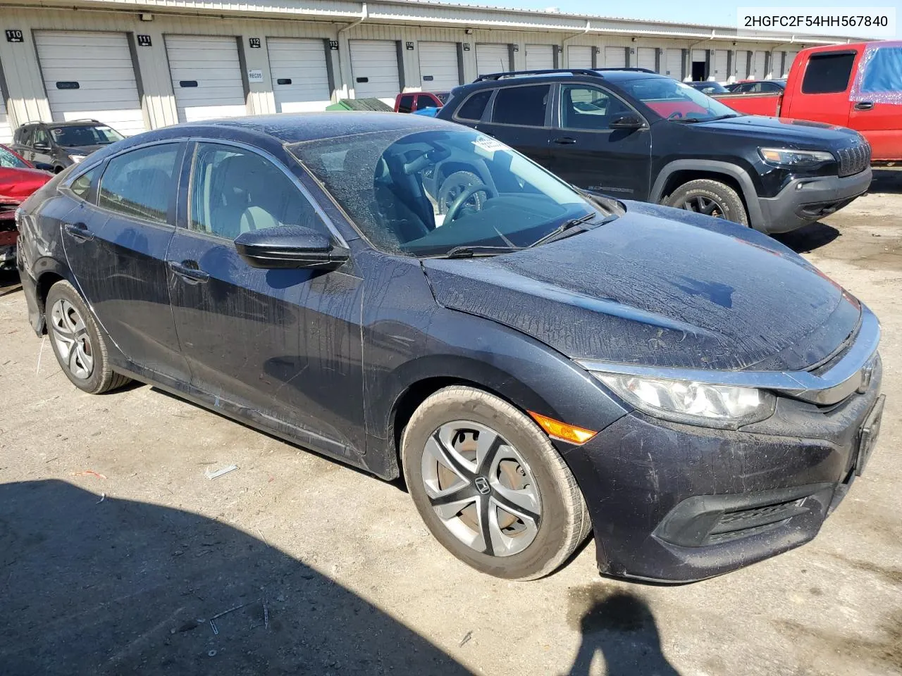 2017 Honda Civic Lx VIN: 2HGFC2F54HH567840 Lot: 76688534