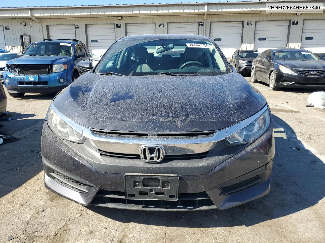 2HGFC2F54HH567840 2017 Honda Civic Lx