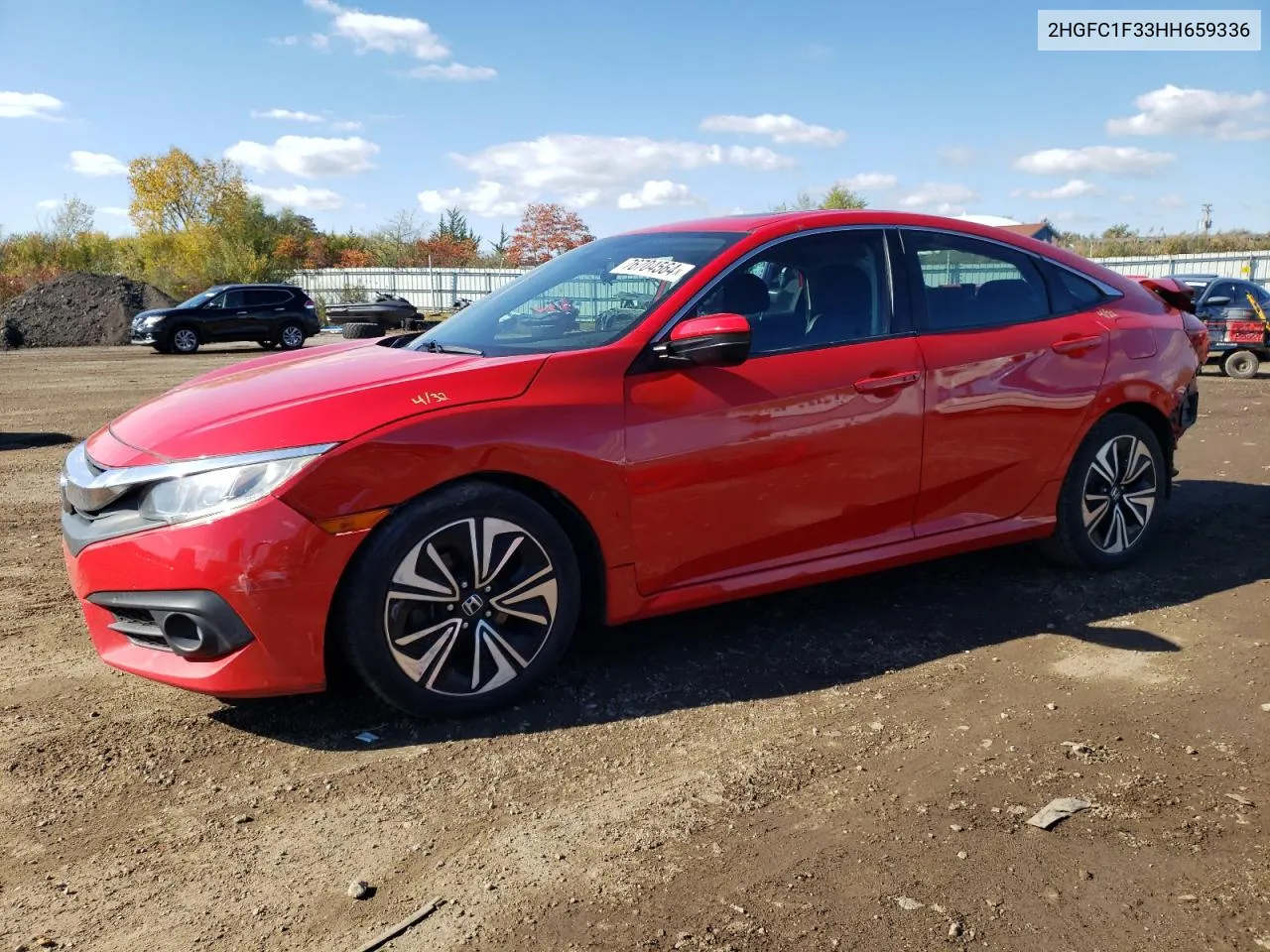 2017 Honda Civic Ex VIN: 2HGFC1F33HH659336 Lot: 76704564