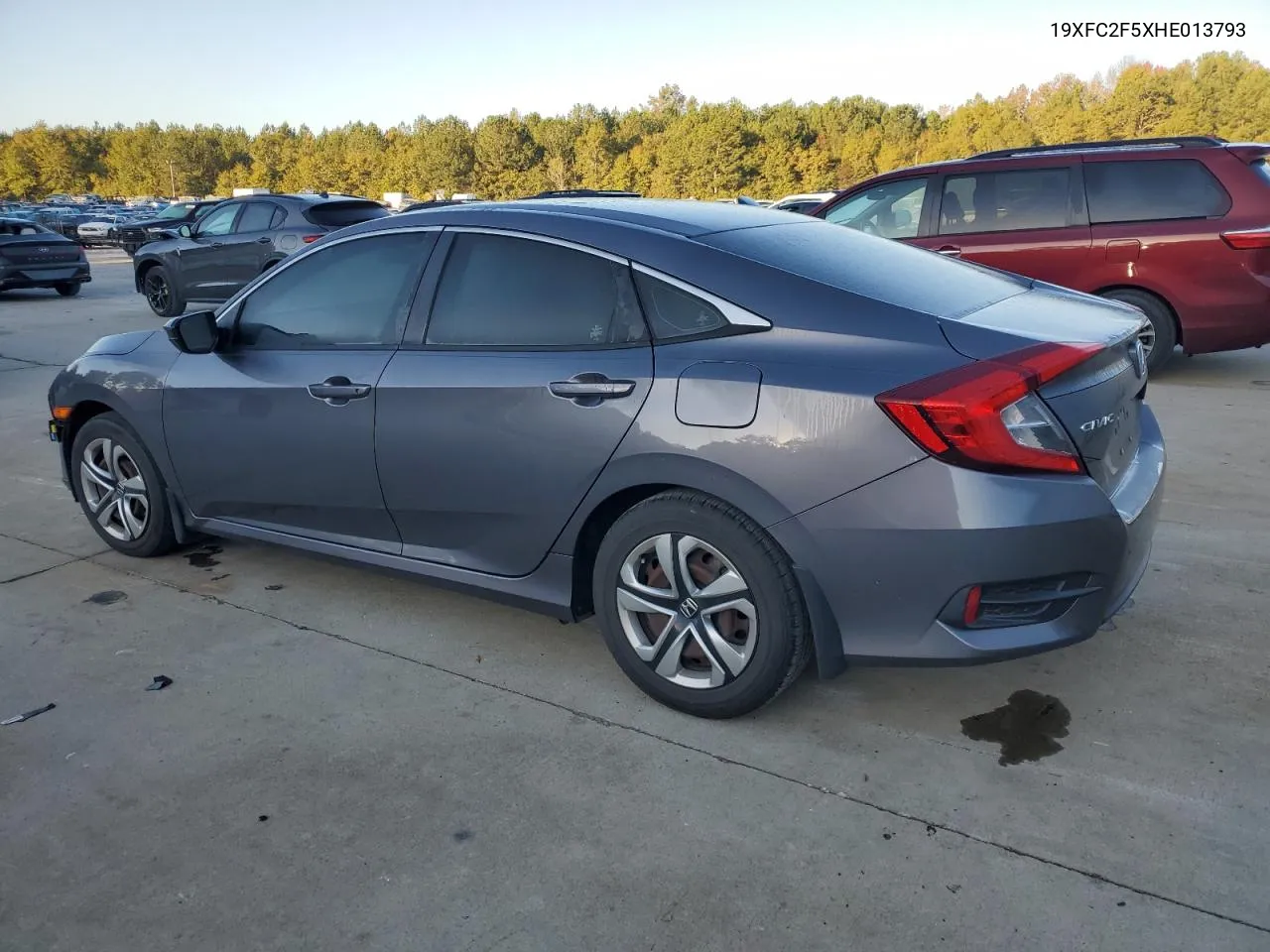 2017 Honda Civic Lx VIN: 19XFC2F5XHE013793 Lot: 76741014