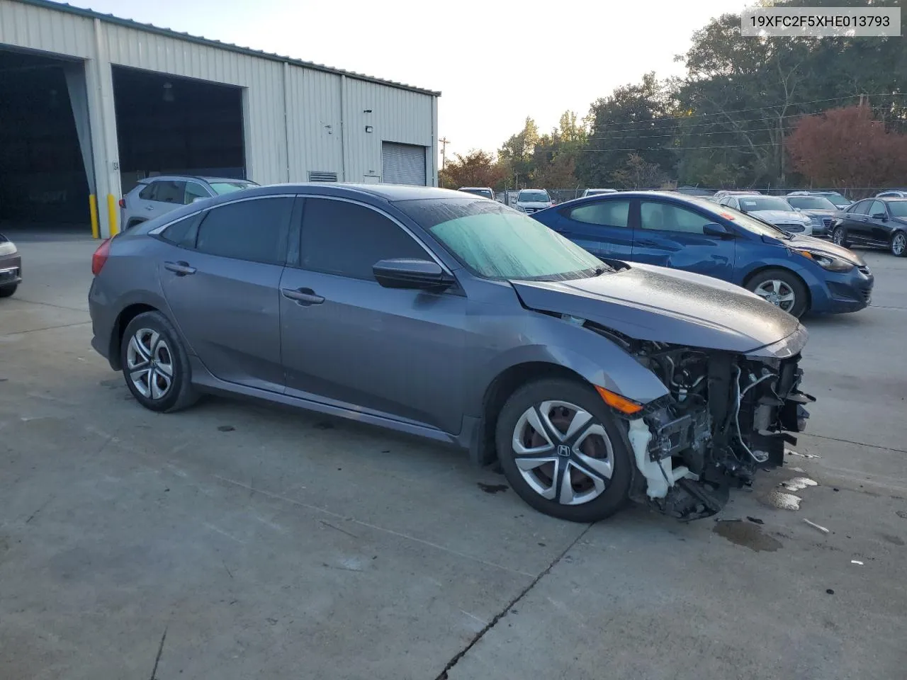 2017 Honda Civic Lx VIN: 19XFC2F5XHE013793 Lot: 76741014