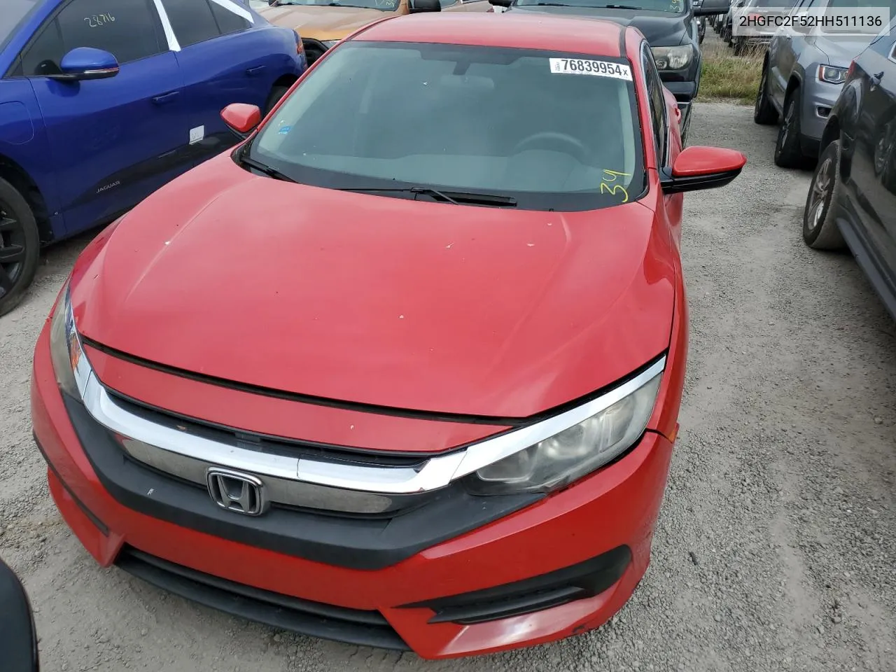 2HGFC2F52HH511136 2017 Honda Civic Lx