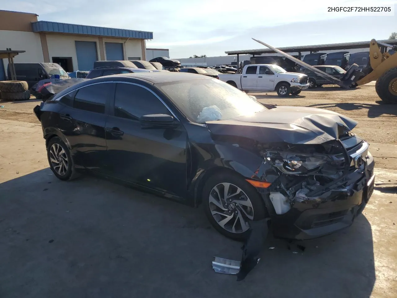 2HGFC2F72HH522705 2017 Honda Civic Ex