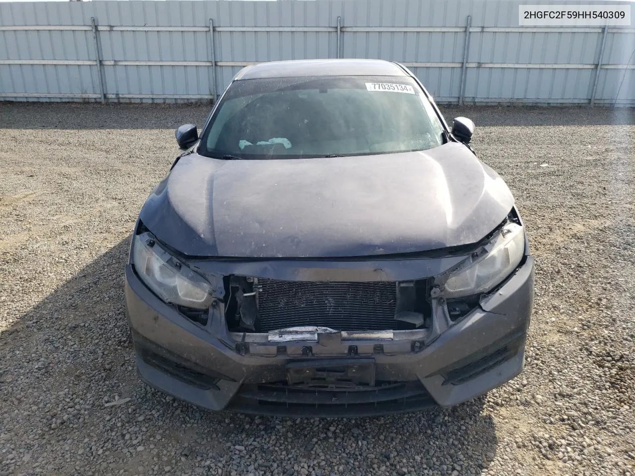 2HGFC2F59HH540309 2017 Honda Civic Lx