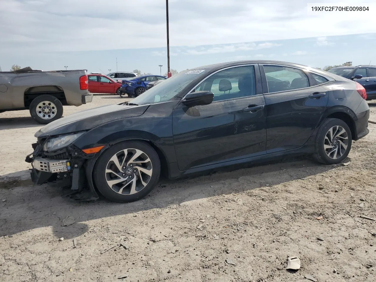 2017 Honda Civic Ex VIN: 19XFC2F70HE009804 Lot: 77134164