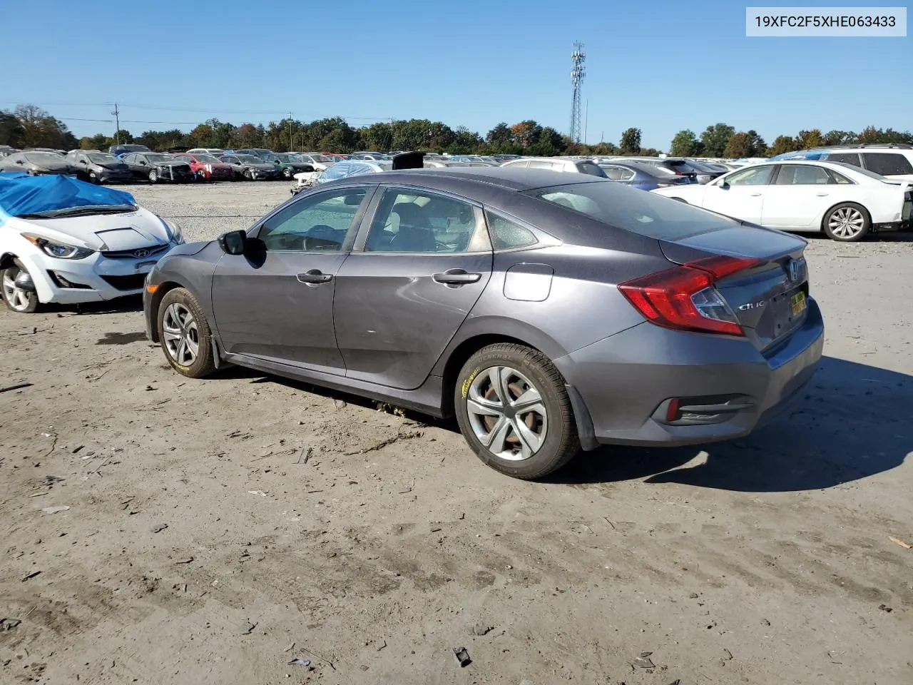 2017 Honda Civic Lx VIN: 19XFC2F5XHE063433 Lot: 77174744