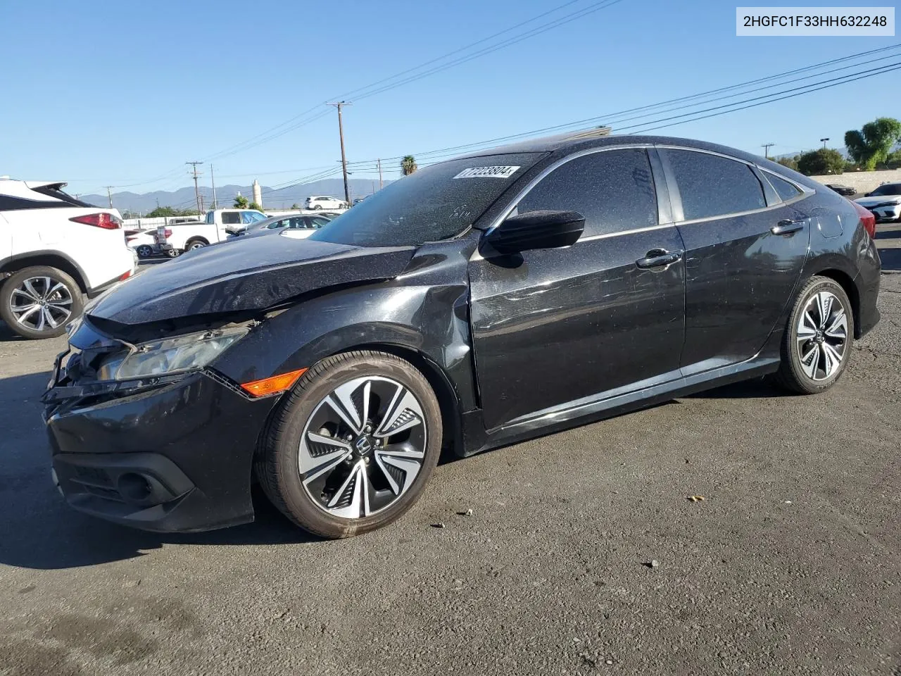 2017 Honda Civic Ex VIN: 2HGFC1F33HH632248 Lot: 77223804