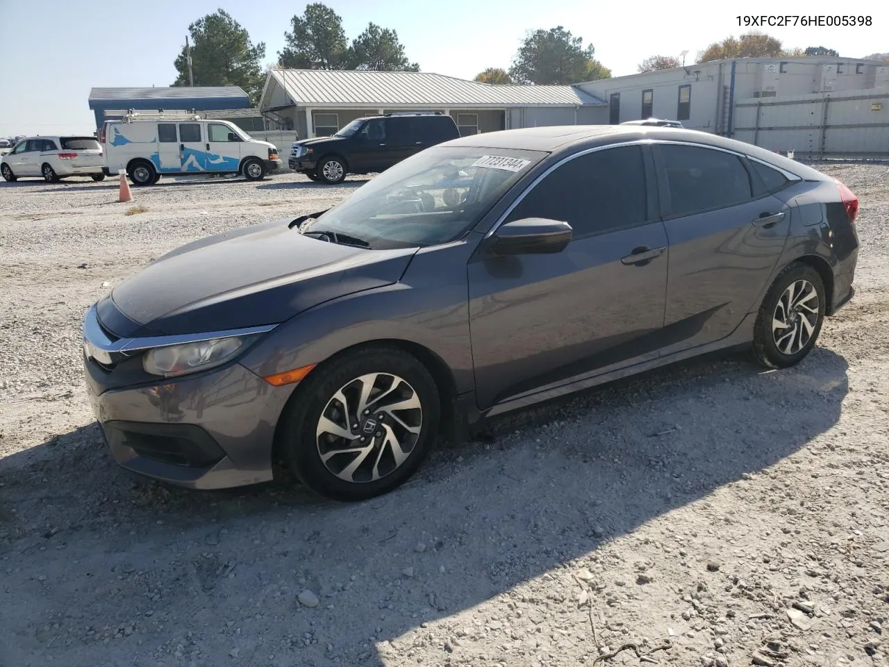 2017 Honda Civic Ex VIN: 19XFC2F76HE005398 Lot: 77231344