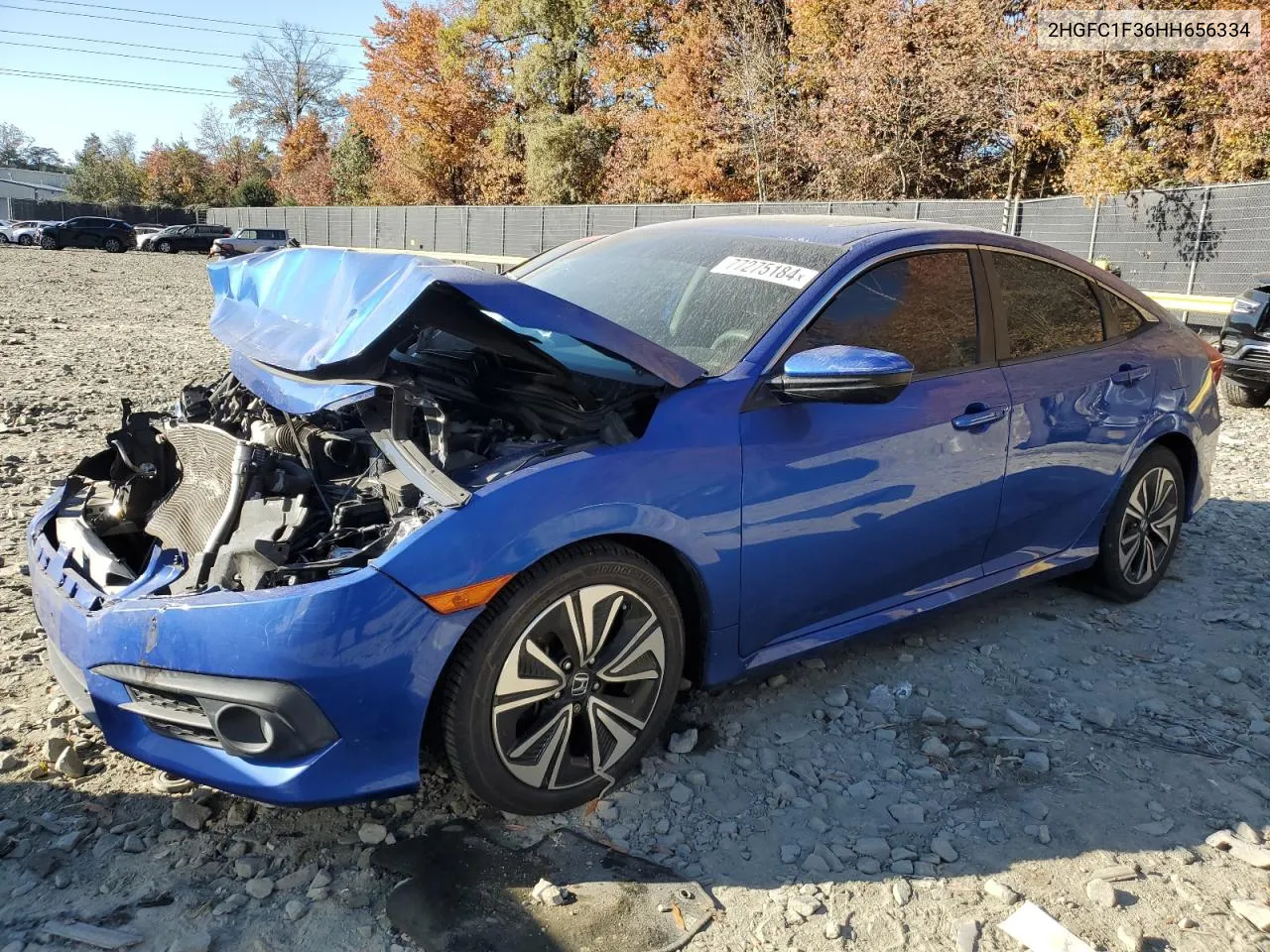 2017 Honda Civic Ex VIN: 2HGFC1F36HH656334 Lot: 77275184