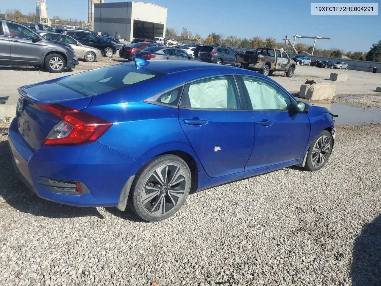 2017 Honda Civic Exl VIN: 19XFC1F72HE004291 Lot: 77282424