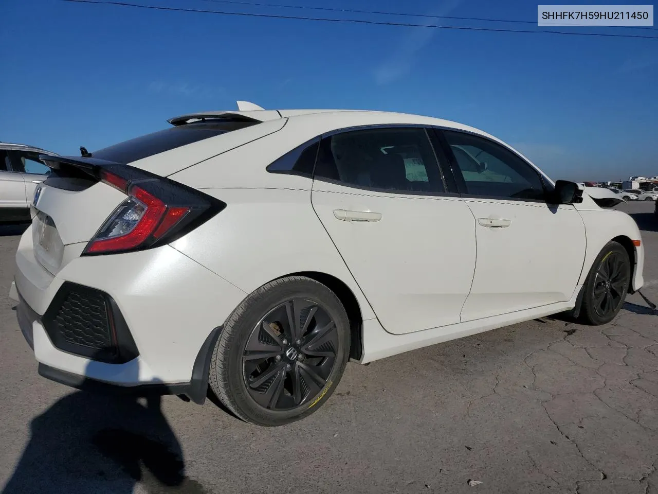 2017 Honda Civic Ex VIN: SHHFK7H59HU211450 Lot: 77386494